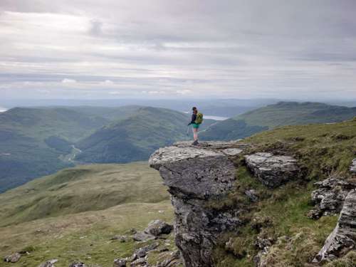 Heathery Heights View west to Loch Fyne from Ben Donich