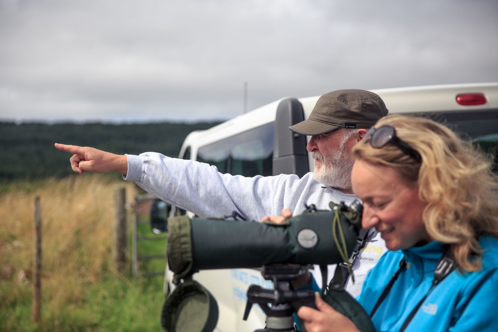 Background image - Bird Watchers Islay